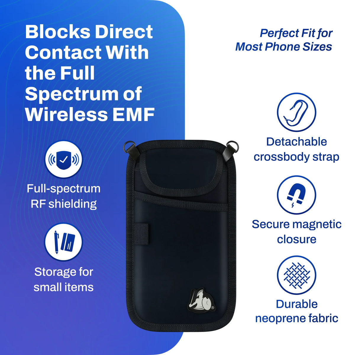 Cell Phone EMF Protection + Radiation Blocking Pouch