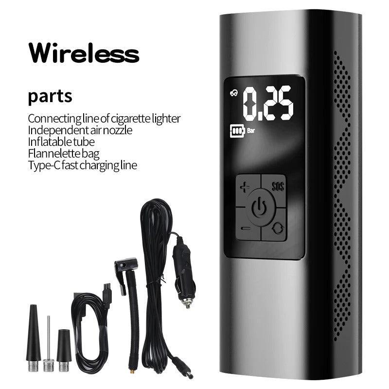 Portable Rechargeable Wireless Electric Tire Inflator