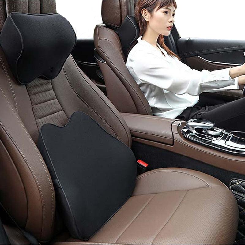 Car Seat Headrest Pillow Auto Memory Foam Car Neck Pillow Seat Head Support Lumbar Support For Office Chair Cushion Car Neck Headrest Pillow Car Accessories Cushion Auto Seat Head Support Neck Protector Automobiles Seat Neck Rest Car Neck For Car Auto
